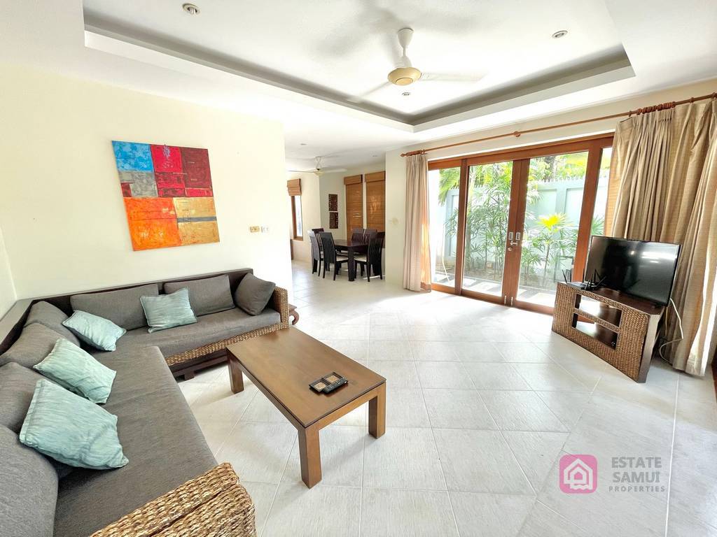 bangrak private pool villa, long term rental, koh samui