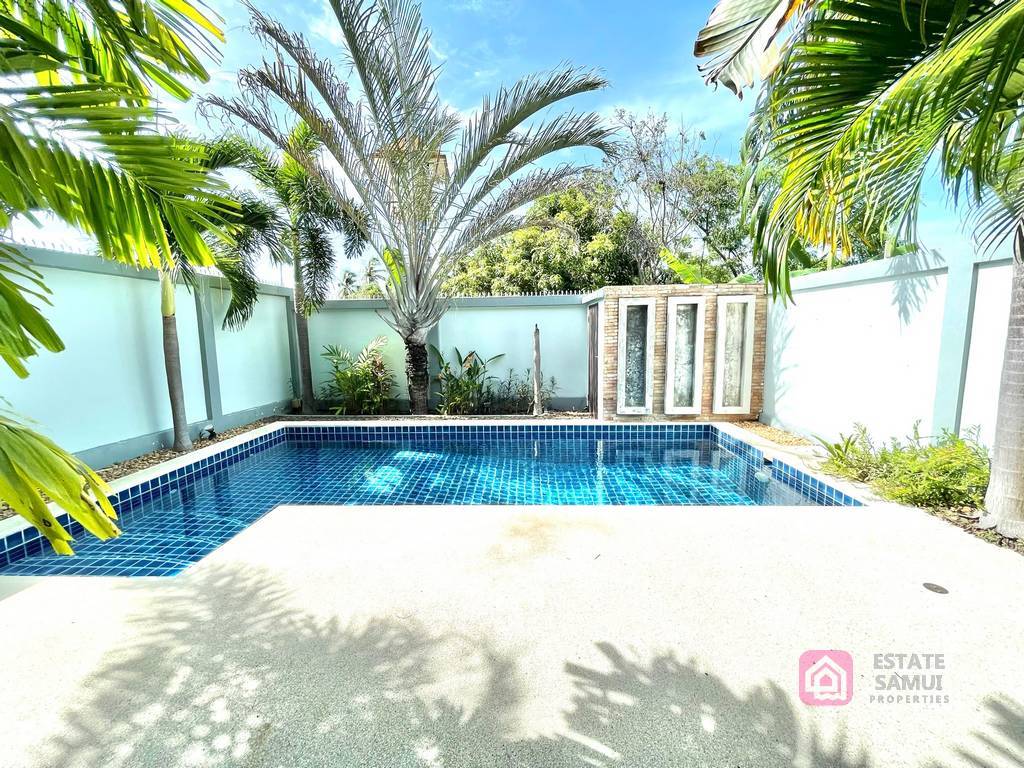 bangrak private pool villa, long term rental, koh samui