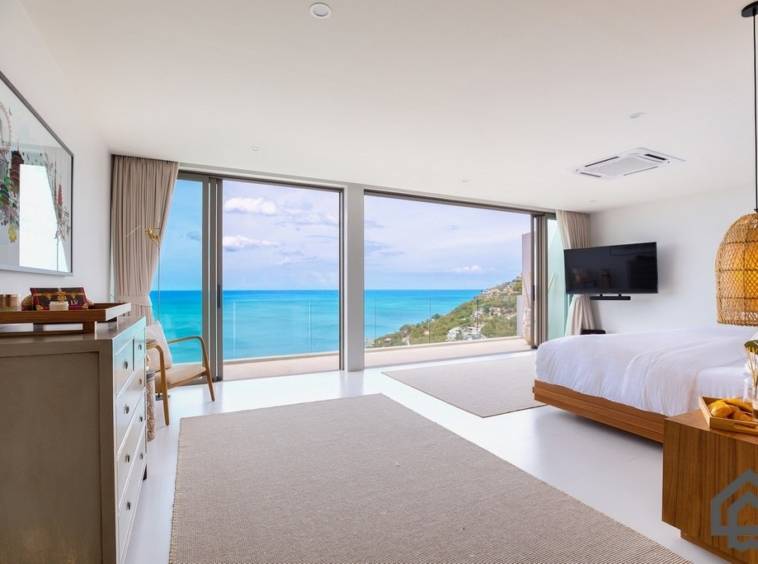 Panoramic Sea View Luxury Villa, koh samui