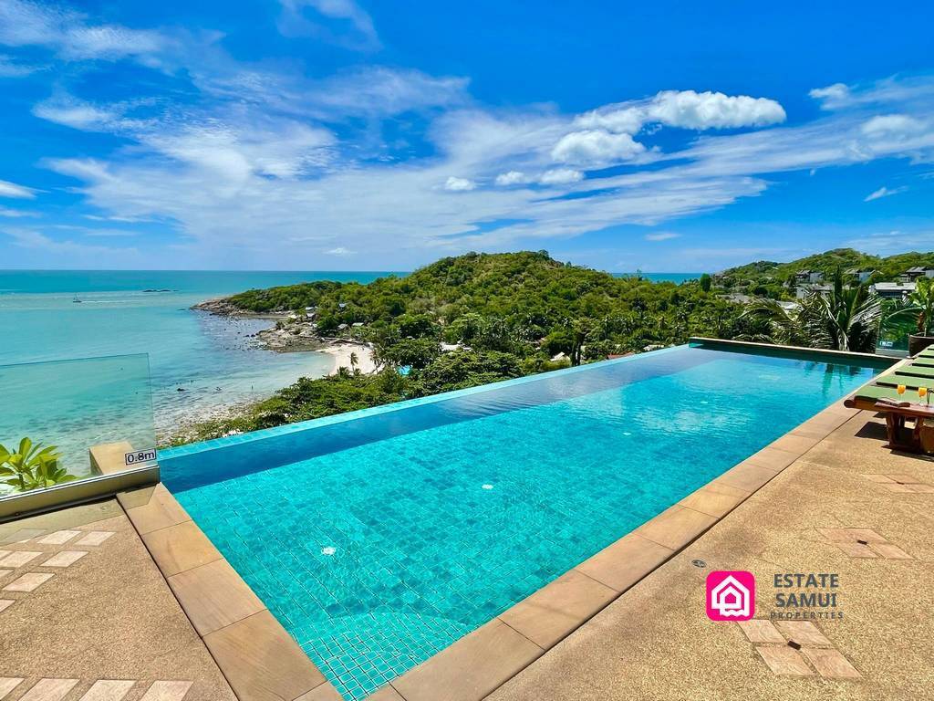 baan talay sai, 5 Bedroom Luxury Sea View Villa, koh samui