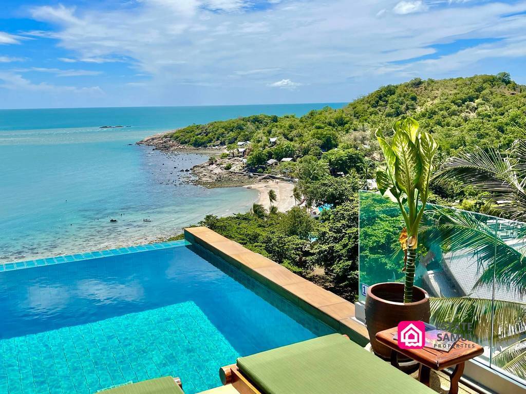 baan talay sai, 5 Bedroom Luxury Sea View Villa, koh samui