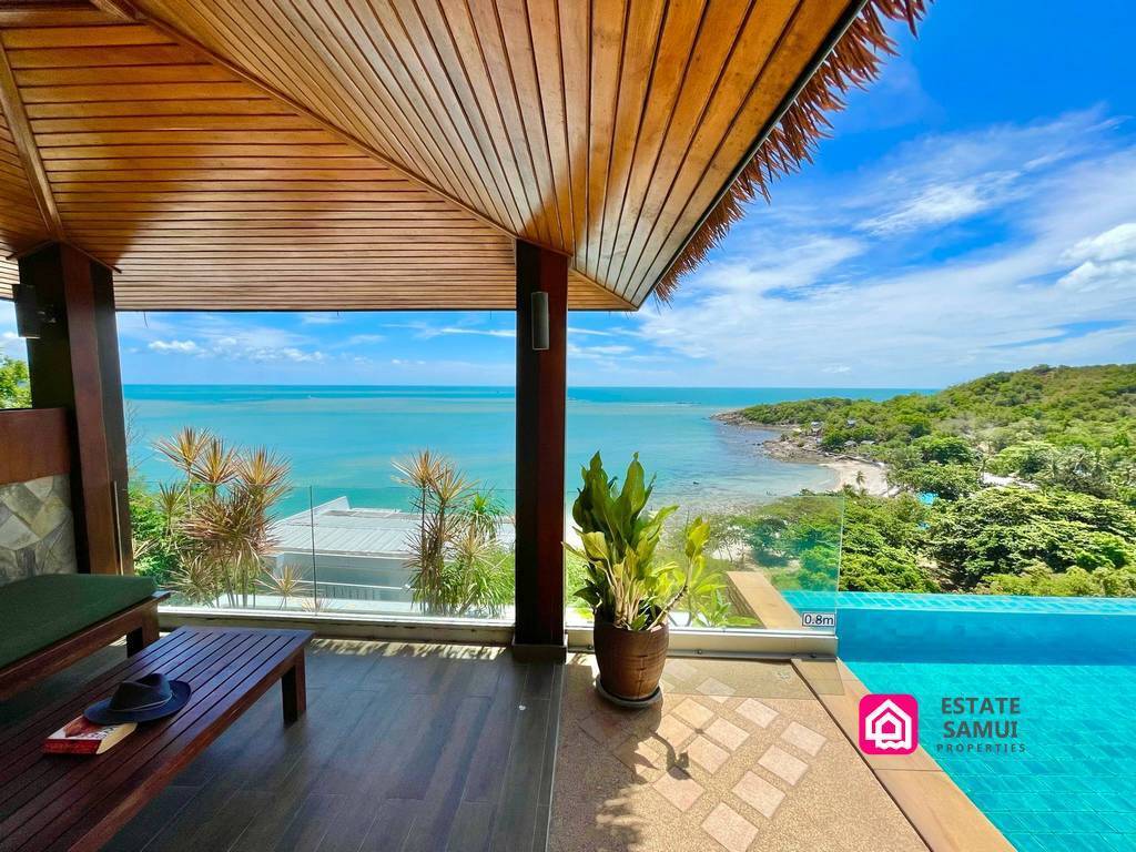 baan talay sai, 5 Bedroom Luxury Sea View Villa, koh samui