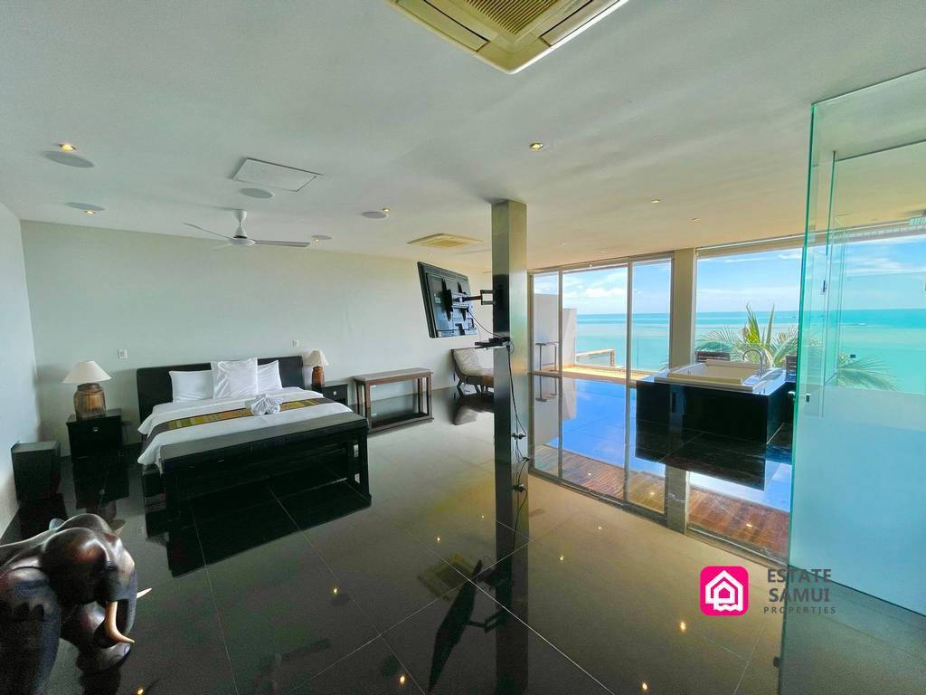 baan talay sai, 5 Bedroom Luxury Sea View Villa, koh samui