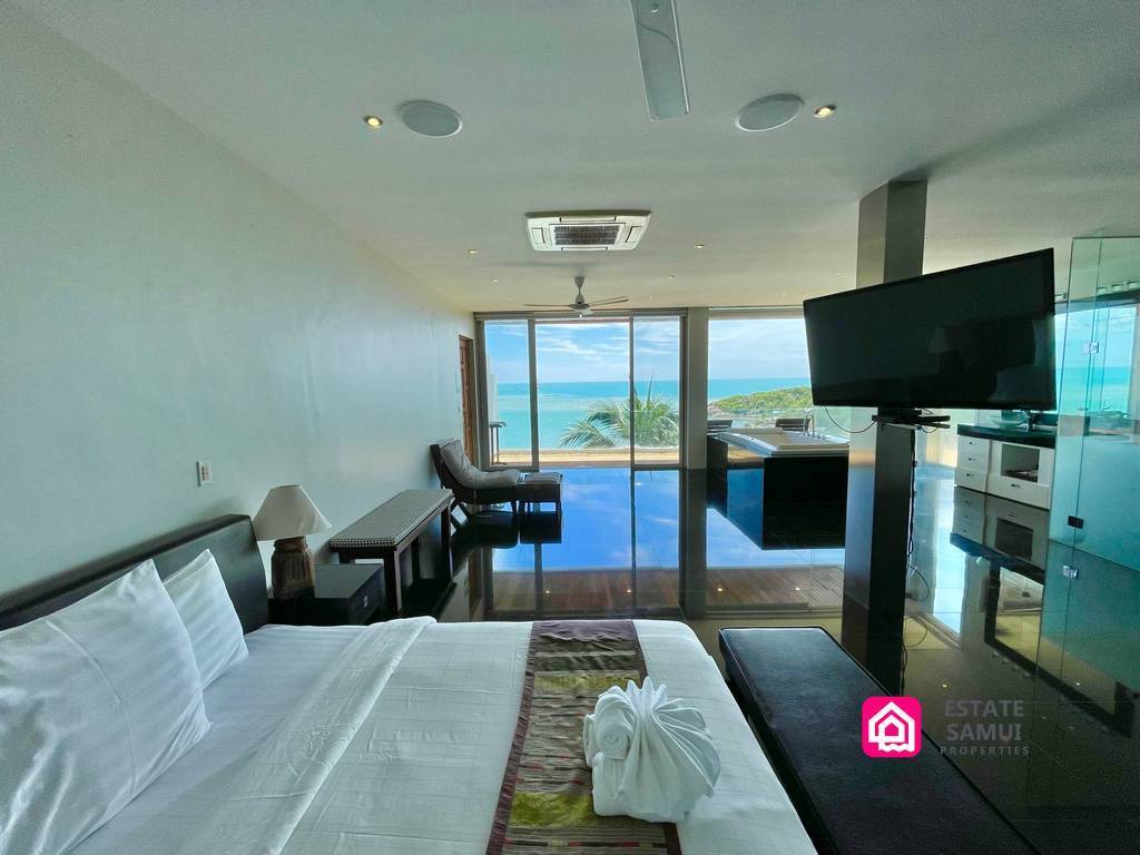 baan talay sai, 5 Bedroom Luxury Sea View Villa, koh samui