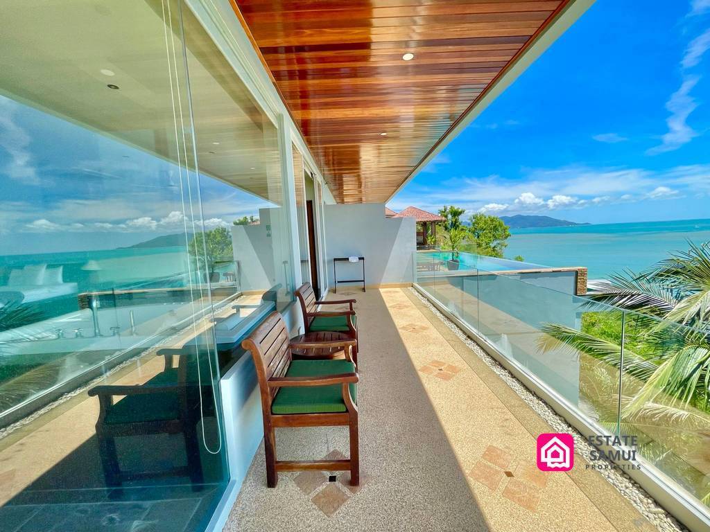 baan talay sai, 5 Bedroom Luxury Sea View Villa, koh samui