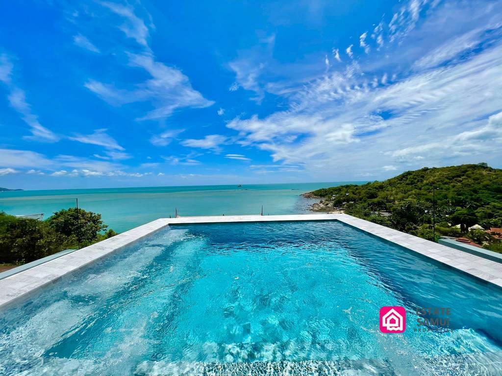 baan talay sai, 5 Bedroom Luxury Sea View Villa, koh samui