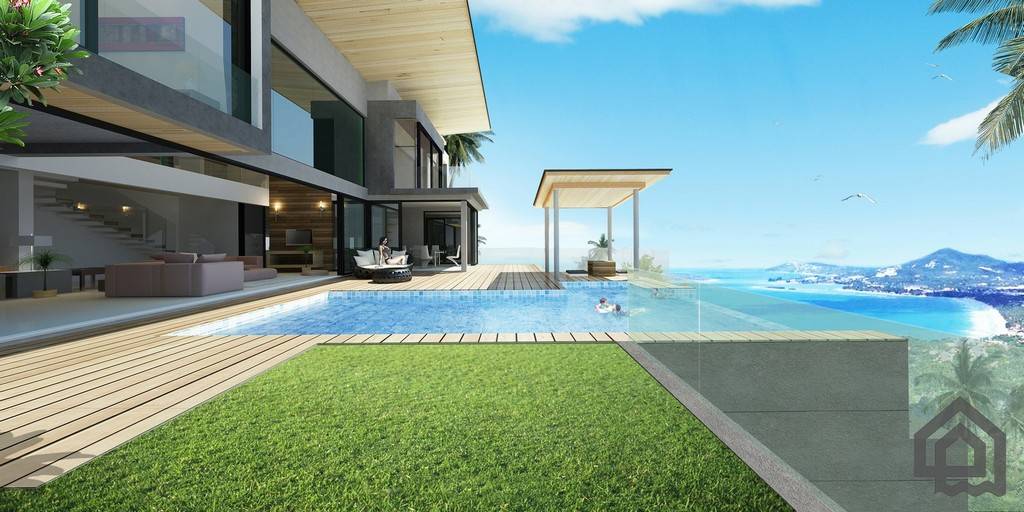 Saitara Peak 4-Bedroom Sea View Villas For Sale, Koh Samui