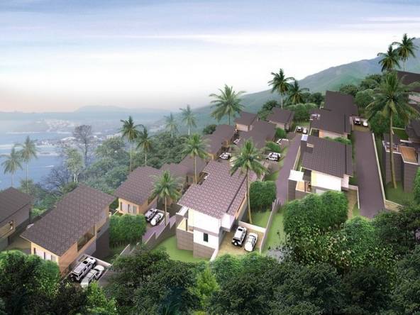 Saitara Peak 4-Bedroom Sea View Villas For Sale, Koh Samui