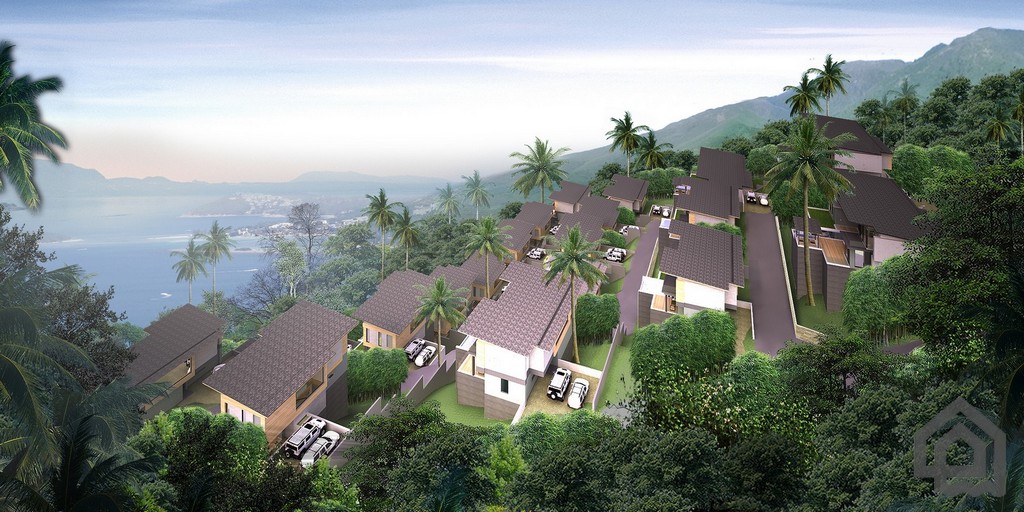 Saitara Peak 4-Bedroom Sea View Villas For Sale, Koh Samui