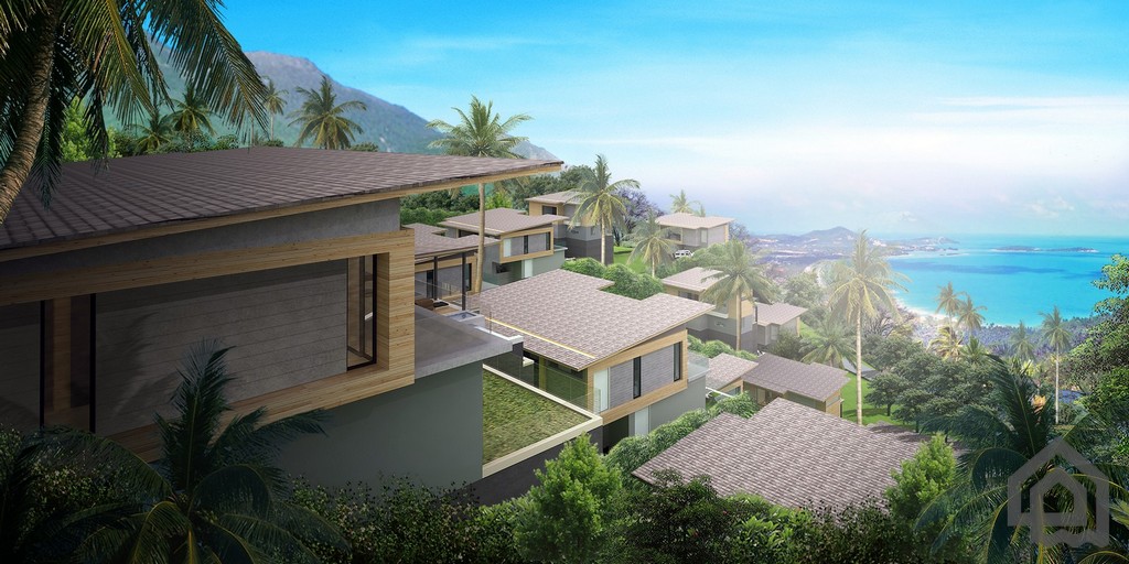 Saitara Peak 3-Bedroom Sea View Villas in Chaweng Noi, Koh Samui