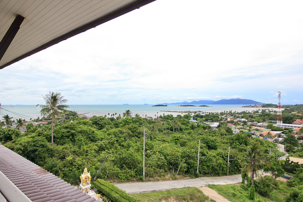 sea views from the balcony