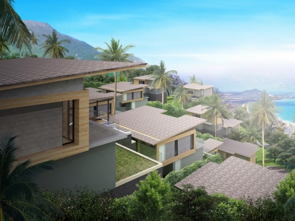 Saitara Peak 4-Bedroom Sea View Villas For Sale, Koh Samui