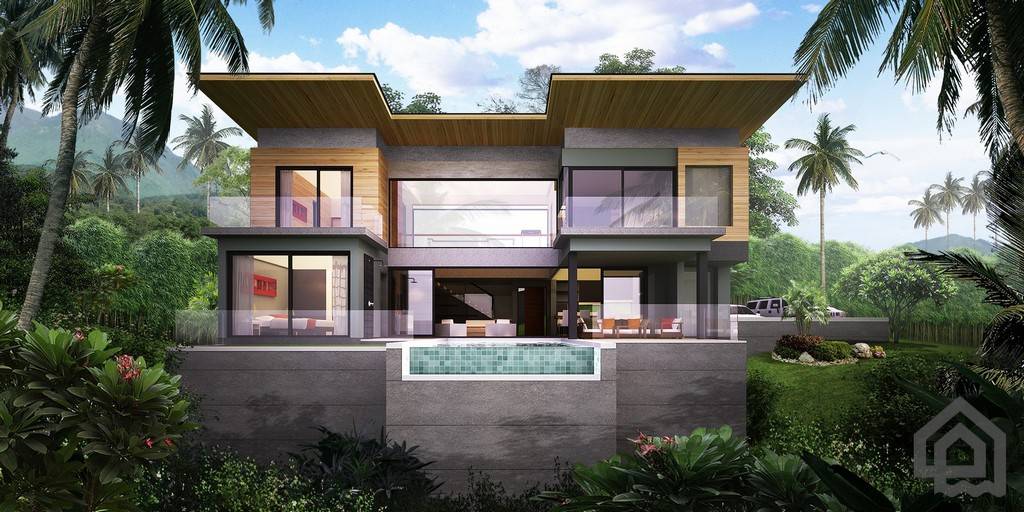 Saitara Peak 3-Bedroom Sea View Villas in Chaweng Noi, Koh Samui