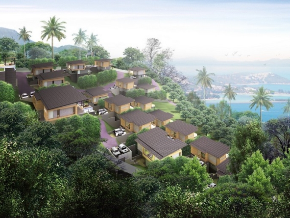 Saitara Peak 4-Bedroom Sea View Villas For Sale, Koh Samui
