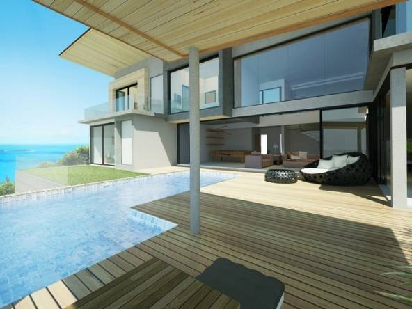 Saitara Peak 4-Bedroom Sea View Villas For Sale, Koh Samui