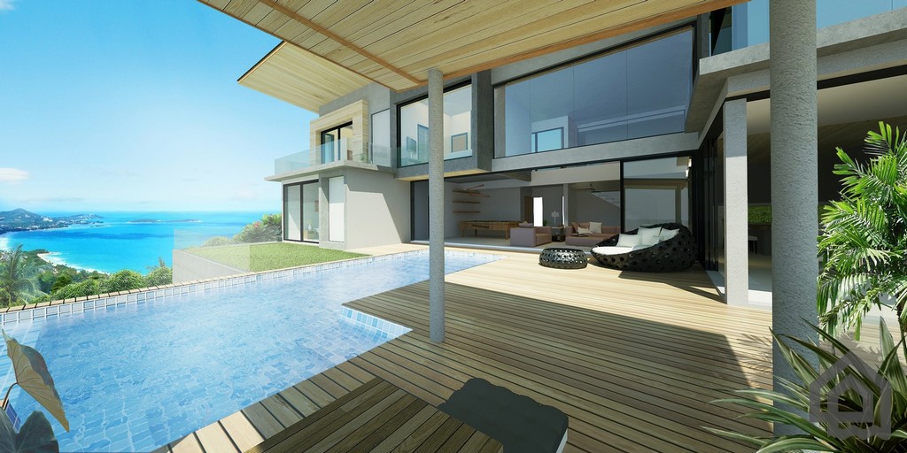 Saitara Peak 4-Bedroom Sea View Villas For Sale, Koh Samui