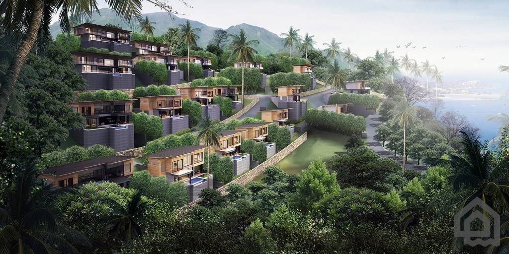 Saitara Peak 2-Bedroom Sea View Villas in Chaweng Noi, Koh Samui