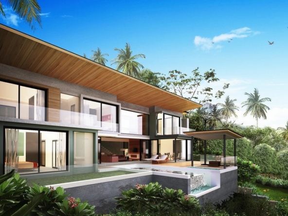 Saitara Peak 4-Bedroom Sea View Villas For Sale, Koh Samui