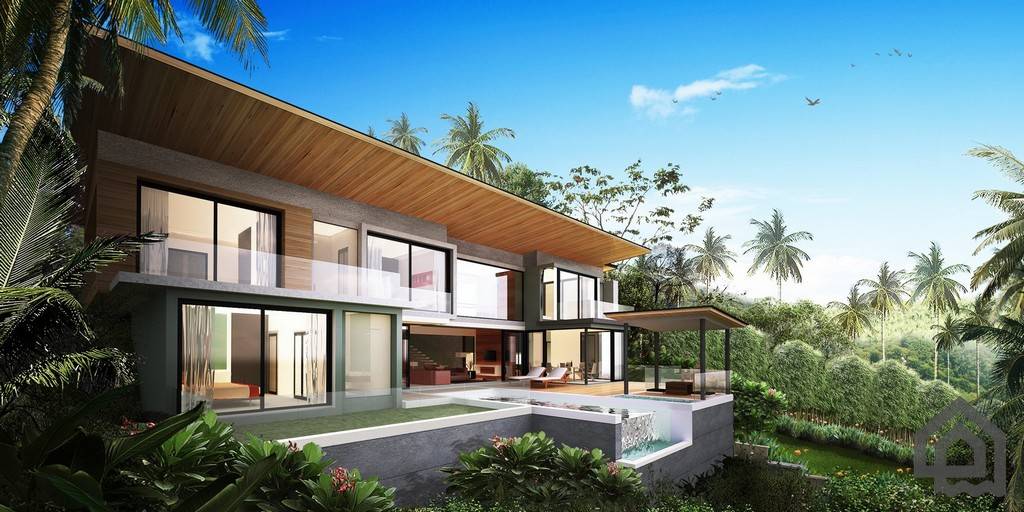 Saitara Peak 4-Bedroom Sea View Villas For Sale, Koh Samui