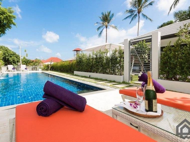 Modern Samui Villa Shared Pool, Long Term Rental