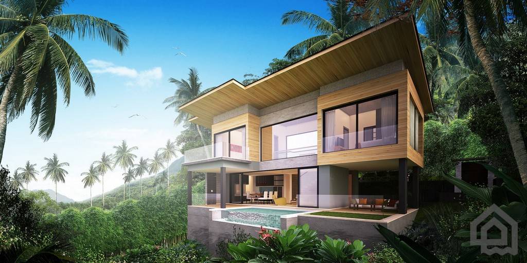 Saitara Peak 2-Bedroom Sea View Villas in Chaweng Noi, Koh Samui