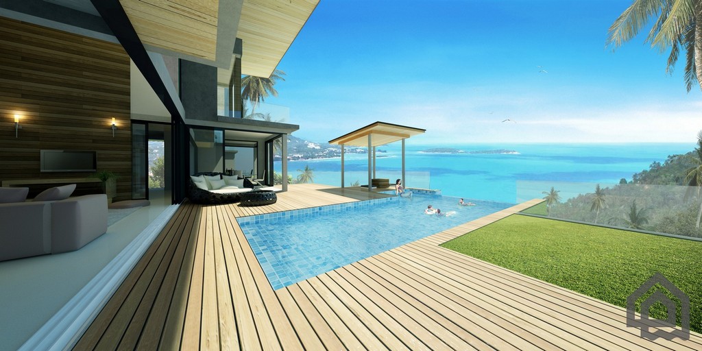 Saitara Peak 4-Bedroom Sea View Villas For Sale, Koh Samui