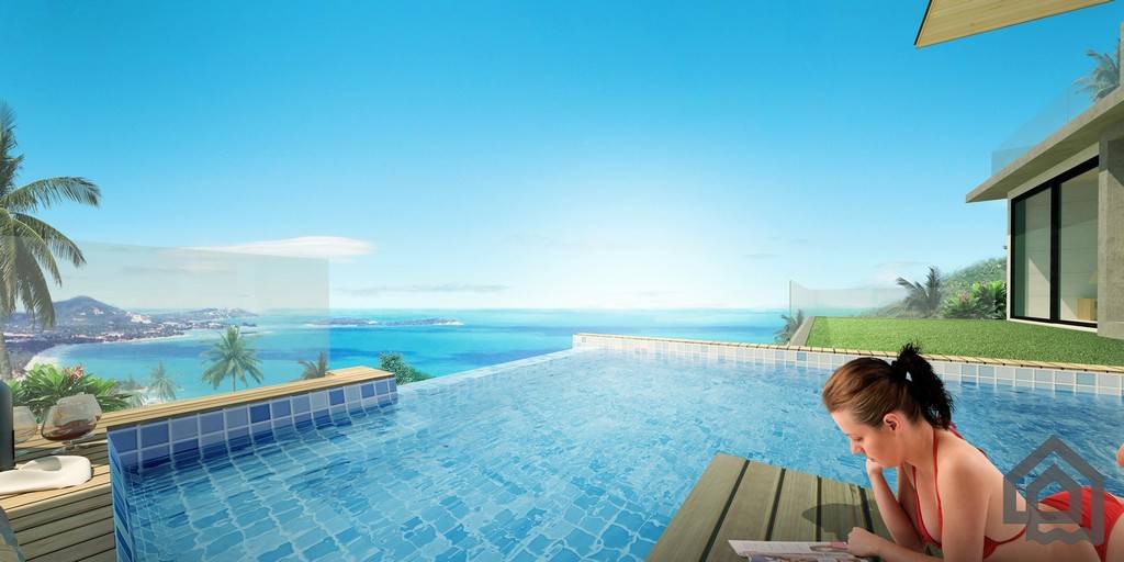 Saitara Peak 4-Bedroom Sea View Villas For Sale, Koh Samui