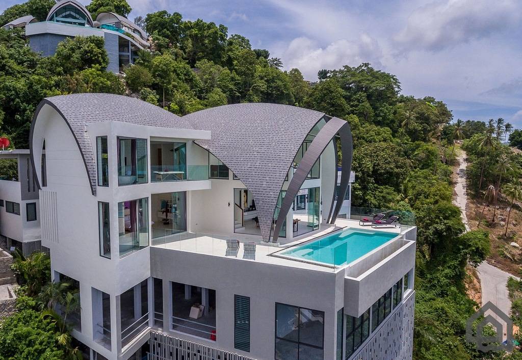 Sky Dream Villa, Modern Sea View Villa For Sale, Koh Samui