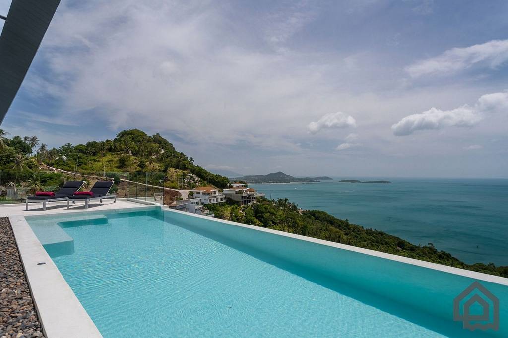 Sky Dream Villa, Modern Sea View Villa For Sale, Koh Samui