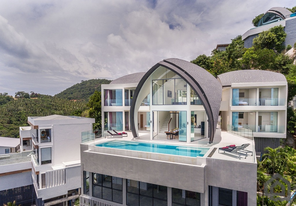 Sky Dream Villa, Modern Sea View Villa For Sale, Koh Samui