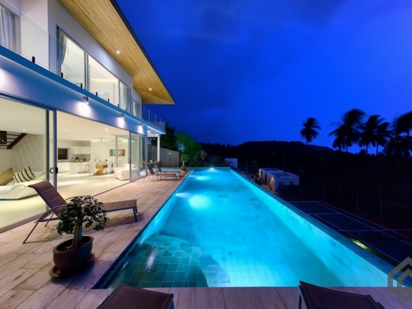 modern sea view