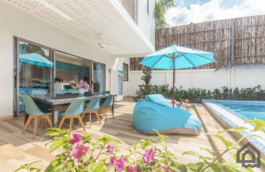 modern beachside villa for sale, koh samui