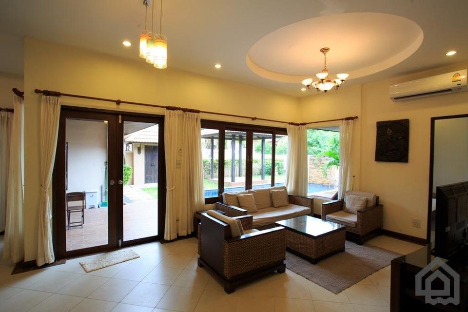 spacious pool villa for sale, whispering palms, koh samui