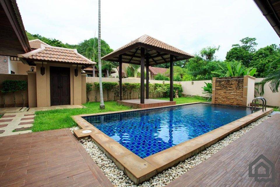 spacious pool villa for sale, whispering palms, koh samui