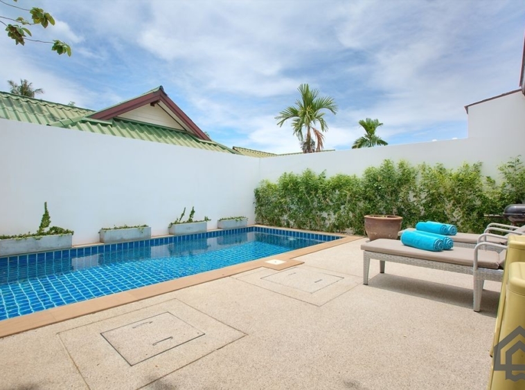 luxury garden pool villa for sale, koh samui