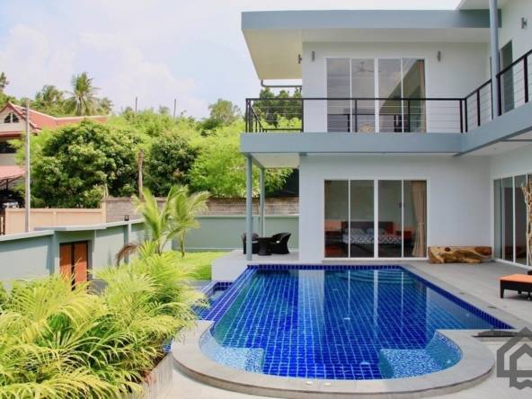 family pool villa for sale, koh samui