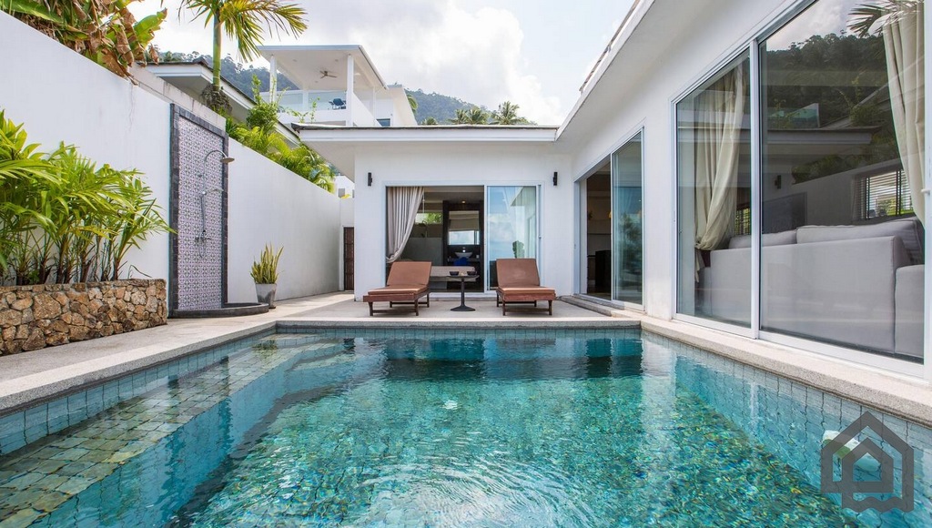 seaview chaweng villa for sale, koh samui