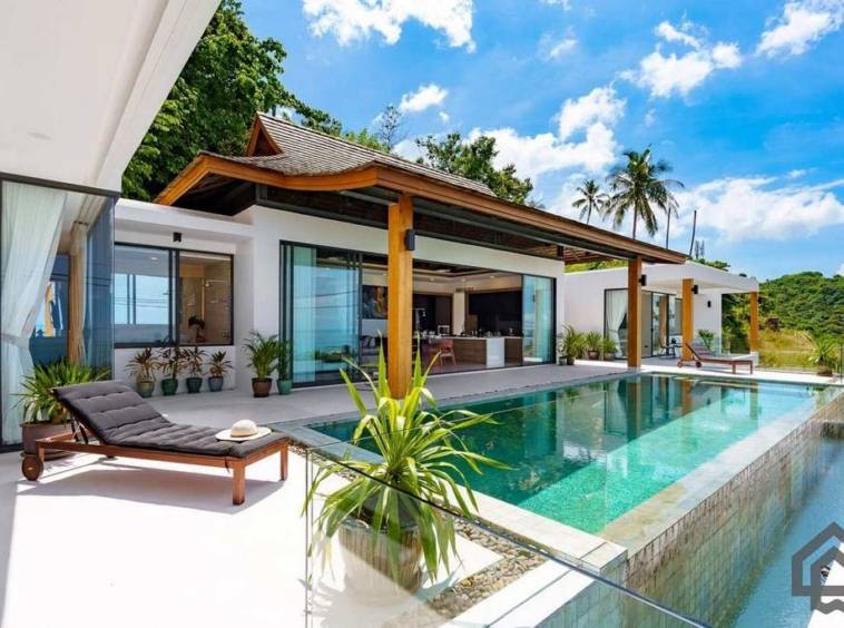 villa with panoramic view for sale, koh samui