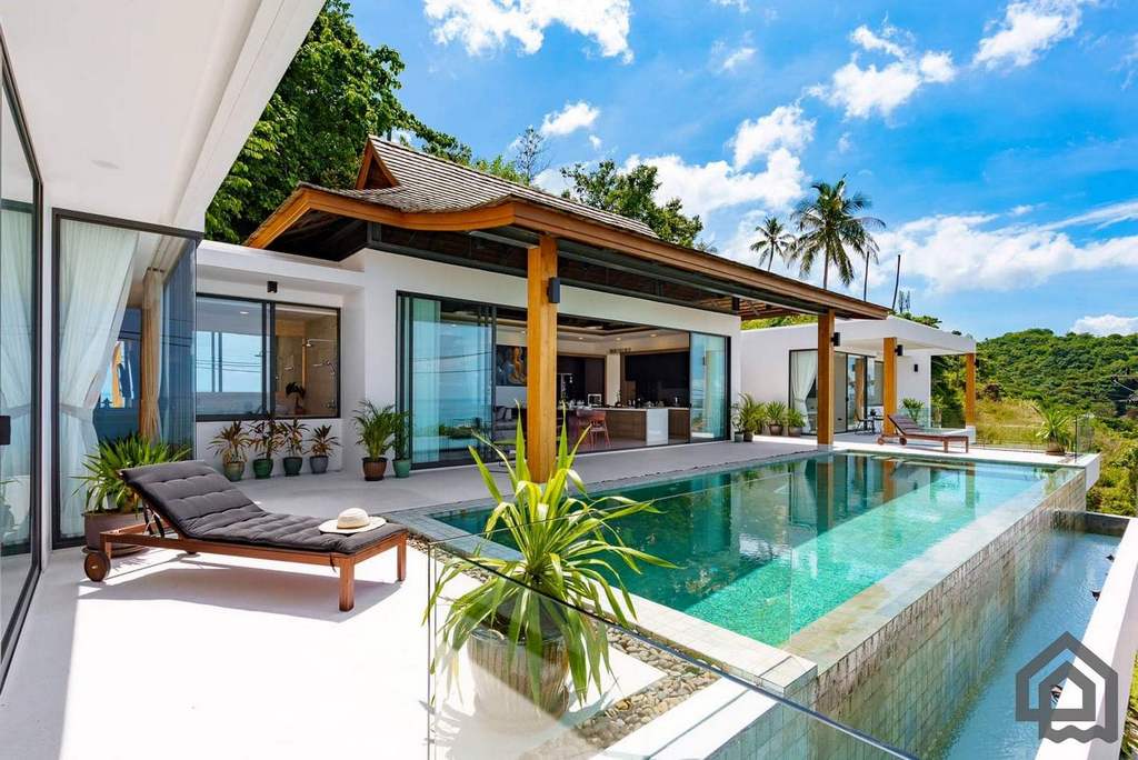 villa with panoramic view for sale, koh samui