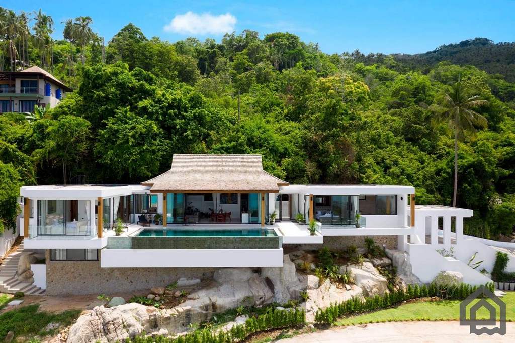 villa with panoramic view for sale, koh samui