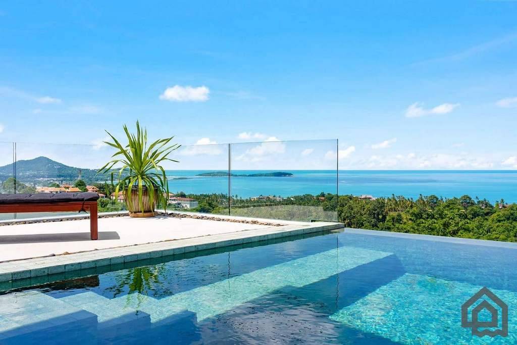 villa with panoramic view for sale, koh samui