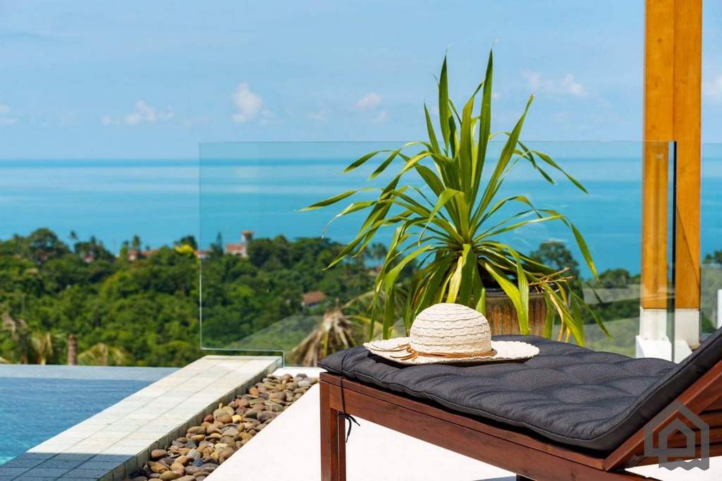 villa with panoramic view for sale, koh samui