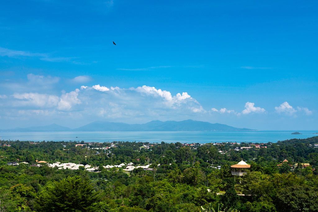 contemporary bophut sea view villa, koh samui