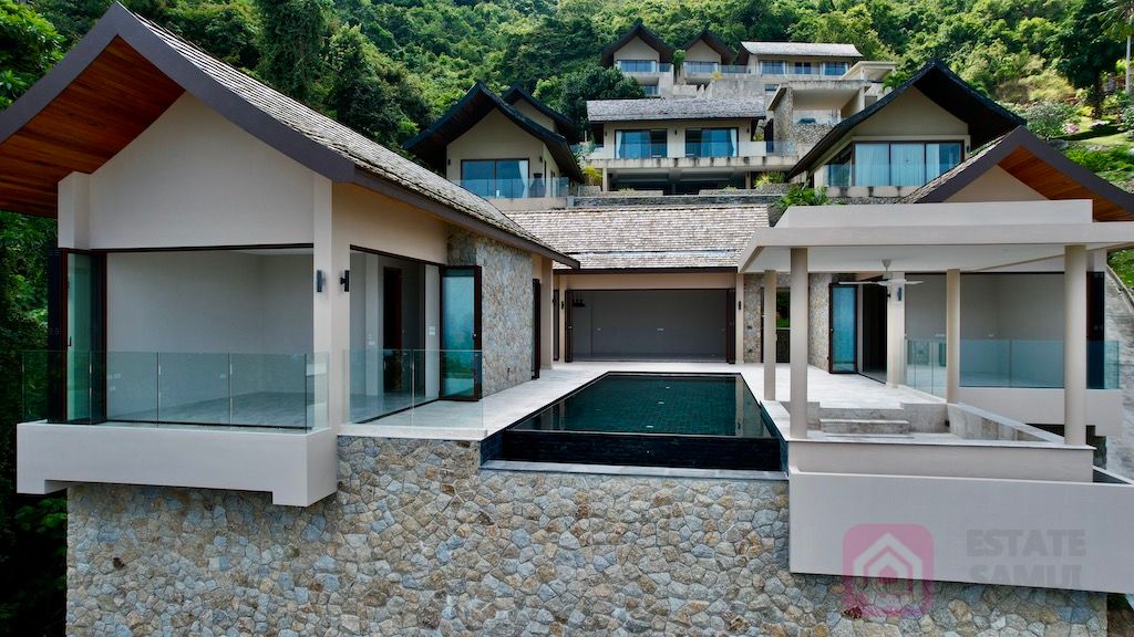 chaweng hilltop villa for sale, koh samui