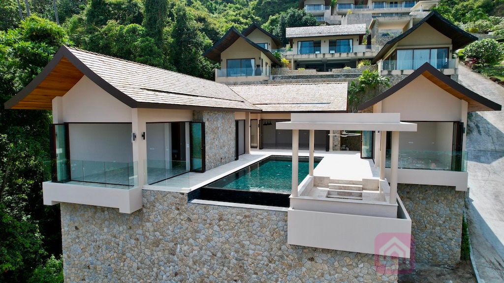 chaweng hilltop villa for sale, koh samui