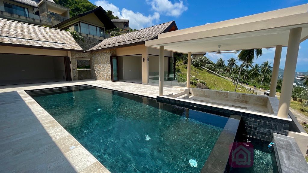 chaweng hilltop villa for sale, koh samui