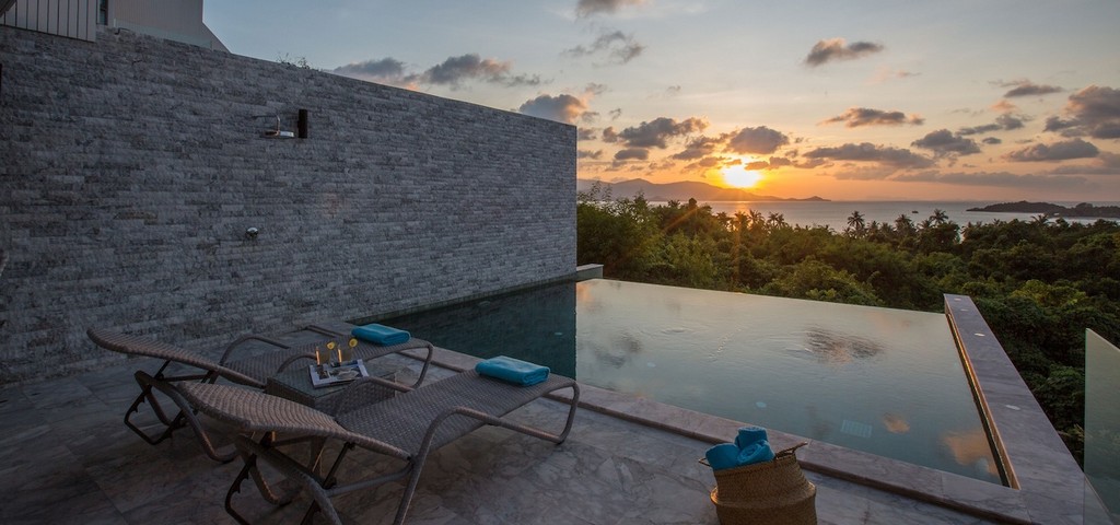 sunset sea view villa, koh samui