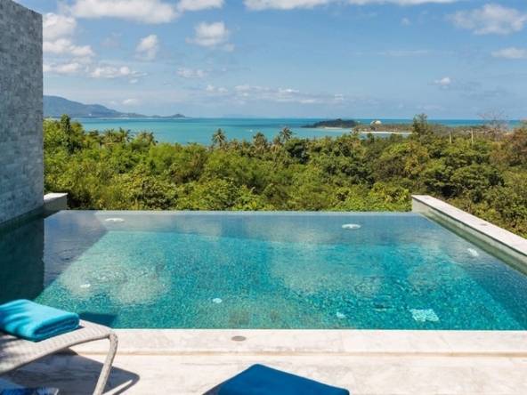 sunset sea view villa, koh samui