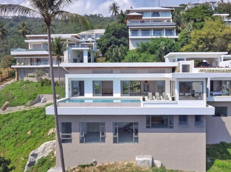 ultra modern sea view villa, koh samui