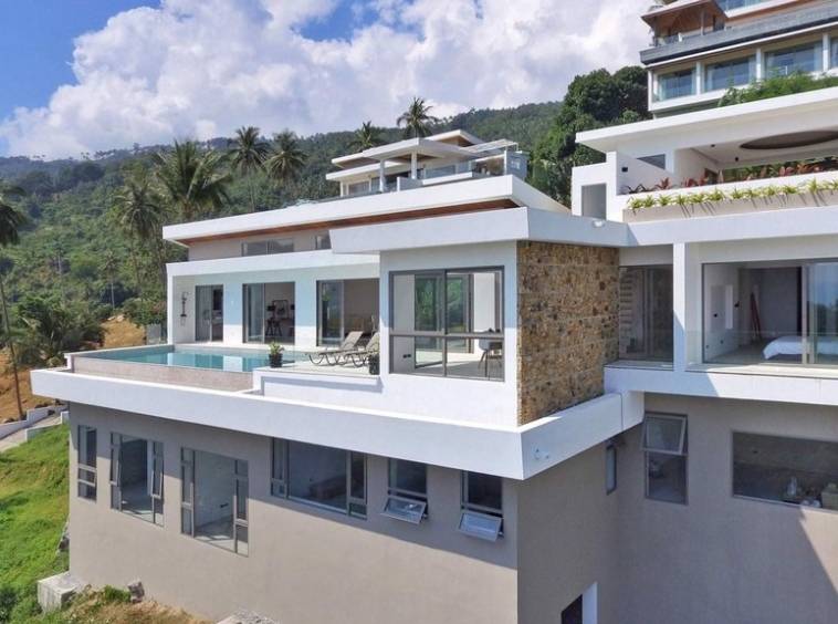 ultra modern sea view villa, koh samui